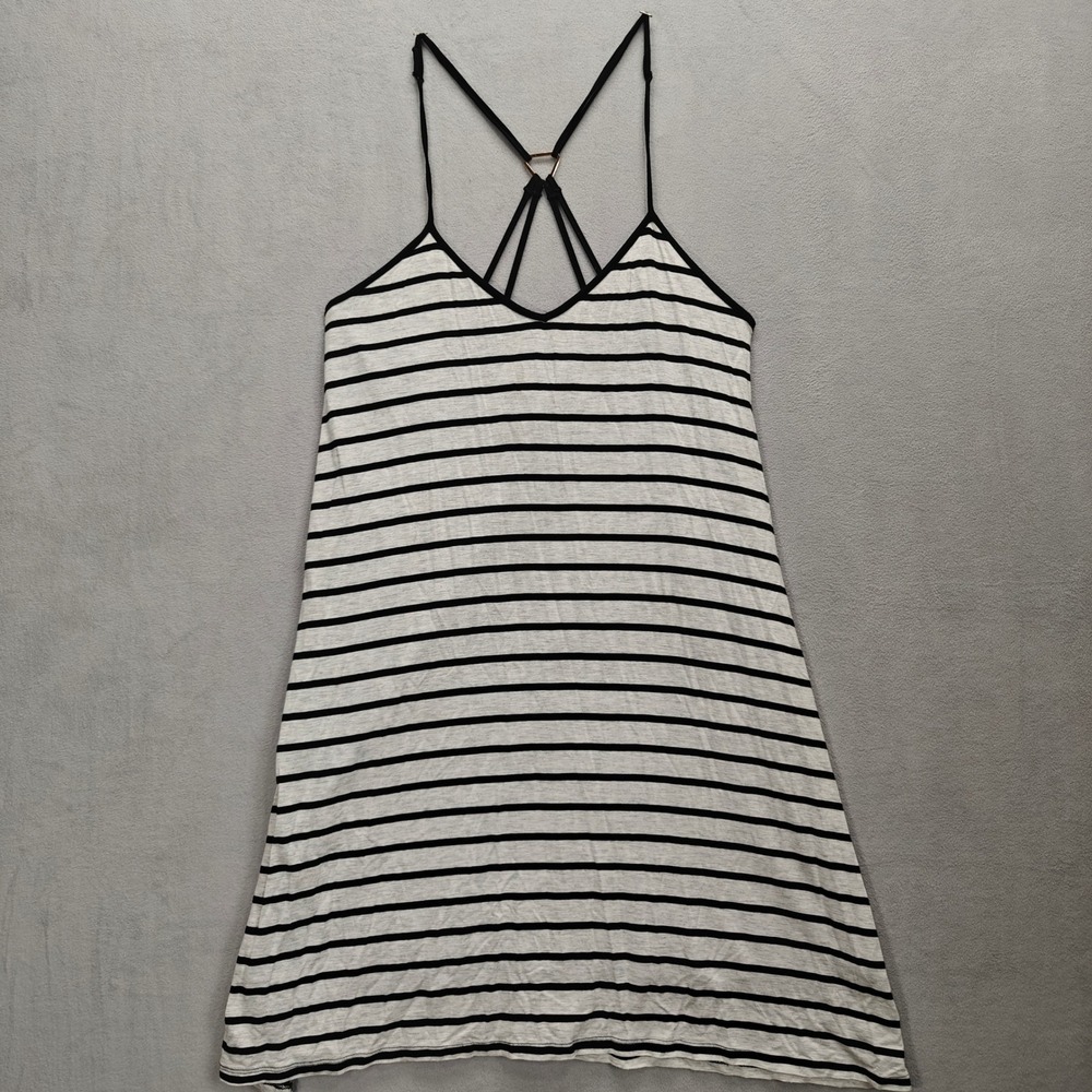 Dina‎ be Striped Cami Dress Womens Medium Racerback Normcore Minimalist Casual
